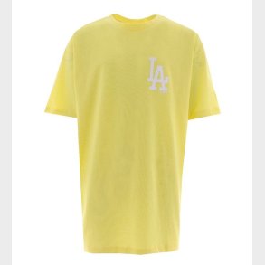 New Era T-Shirt - Pastel Yellow - Los Angeles Dodgers