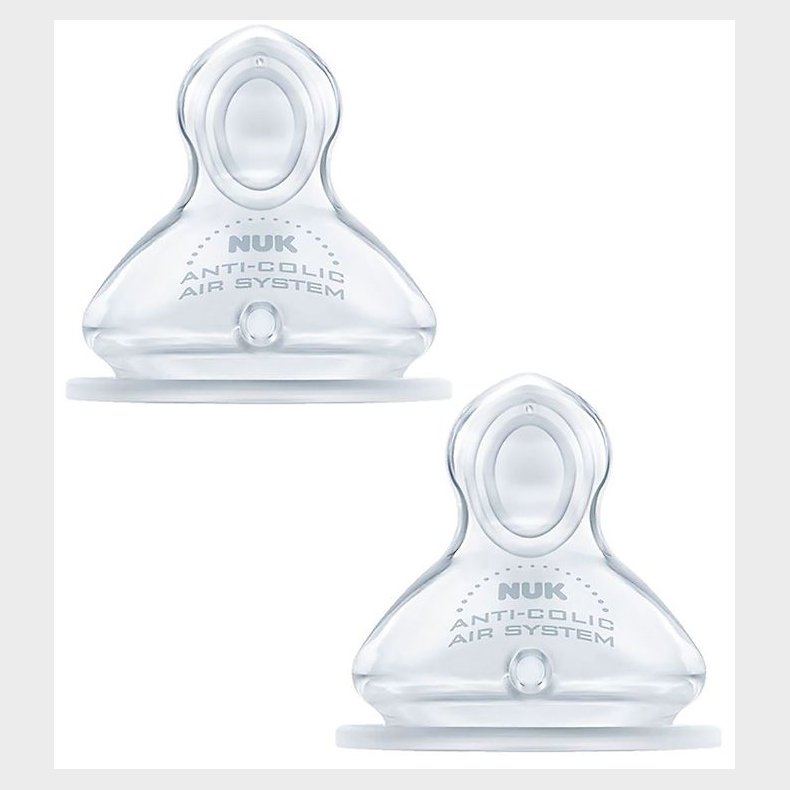 Nuk Flaskesut - First Choice+ - Flow Control - 2 Pak