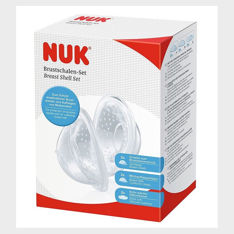 Nuk Bryst skaller - Silikone