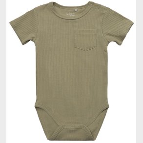 Petit by Sofie Schnoor Body k/ - Rib - Dusty Green