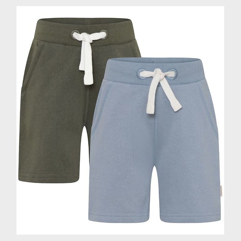 Minymo Shorts - 2-pak - Bl�/Gr�n