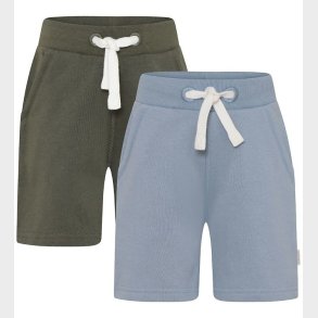 Minymo Shorts - 2-pak - Bl�/Gr�n