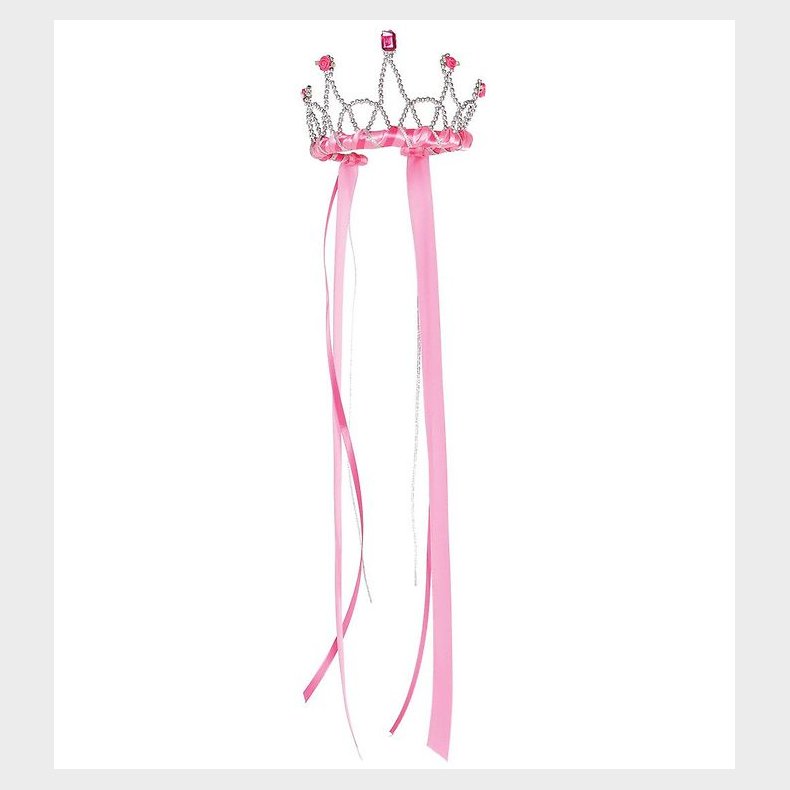 Great Pretenders Udkldning - Tiara m. Bnd - Dark Pink
