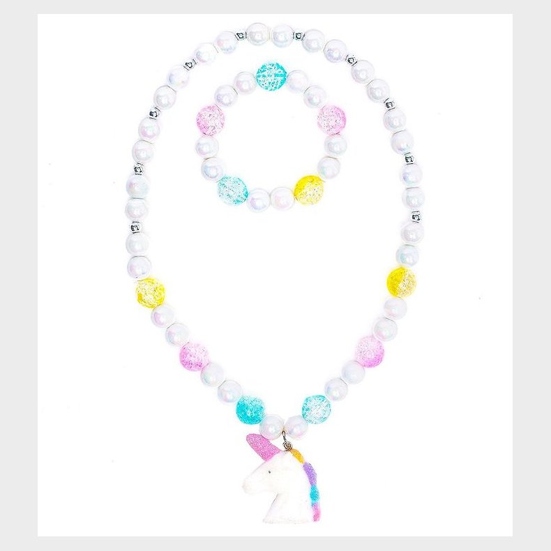 Great Pretenders Armbnd/Halskde - White Unicorn