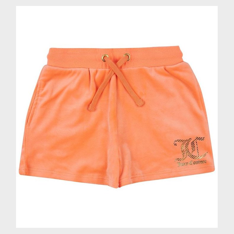Juicy Couture Shorts - Velour - Sommer Neon Orange