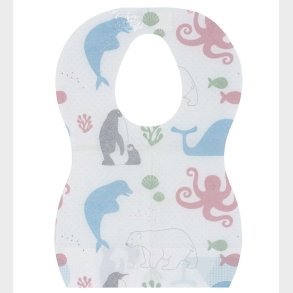 Mininor Engangshagesmk - 3-Lags - 10-Pak - Hvid m. Dyr