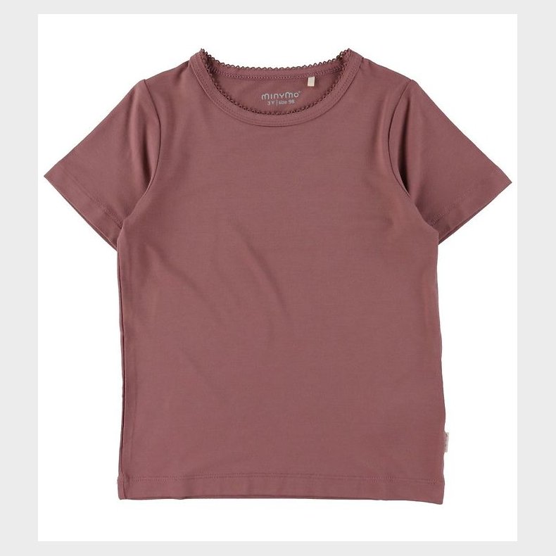 Minymo T-shirt - Bambus - Rose Brown