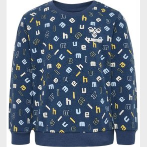 Hummel Sweatshirt - HmlHappy You - Sargasso Sea
