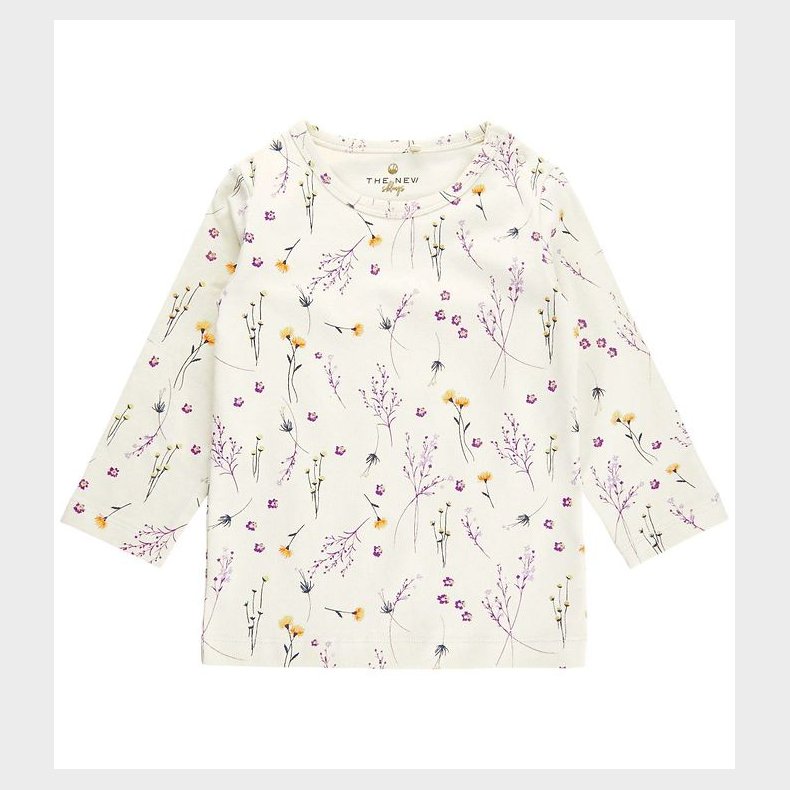 The New Siblings Bluse - Bloom - White Swan