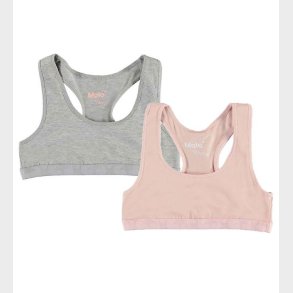 Molo Toppe - 2-pak - Jade - Cameo Grey Melange