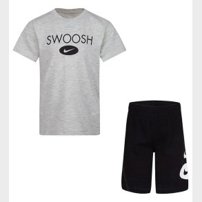 Nike Shortsst - T-shirt/Shorts - Swoosh - Sort/Gr