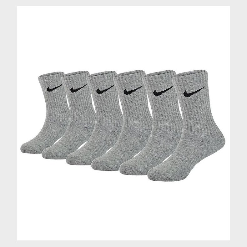 Nike Strmper - Performance Basic - 6-Pak - Dark Grey Heather