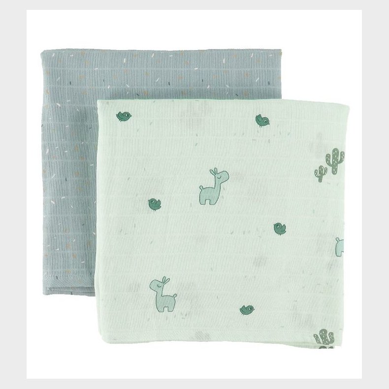 Done by Deer Stofbleer - 2-pak - 120x120 cm - Lalee Blue