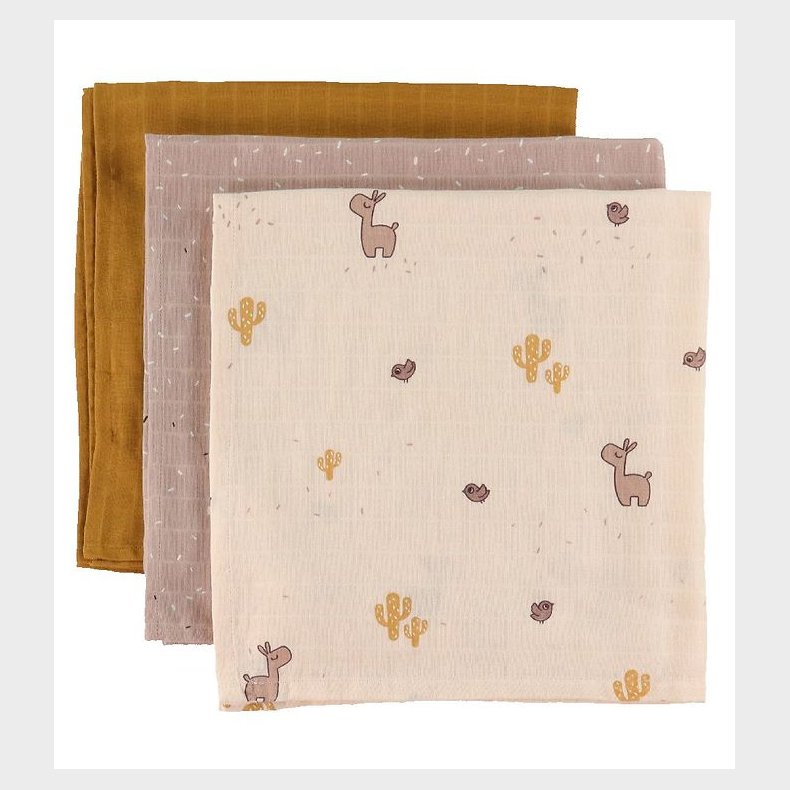 Done by Deer Stofbleer - 3-pak - 70x70 cm - Lalee Powder