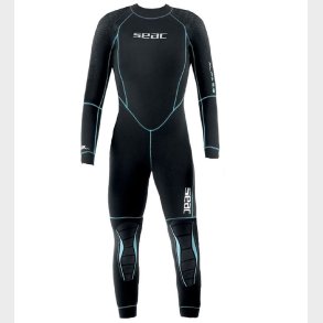 Seac V�ddragt - Alfa Lady 5 mm - Sort/Turkis