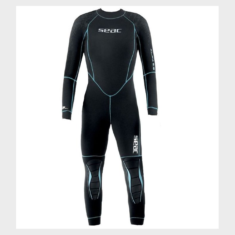 Seac V�ddragt - Alfa Lady 5 mm - Sort/Turkis