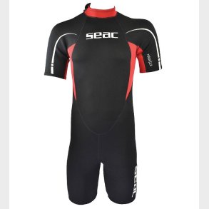 Seac V�ddragt - Relax Shorty Man 2,2 mm - Sort/R�d