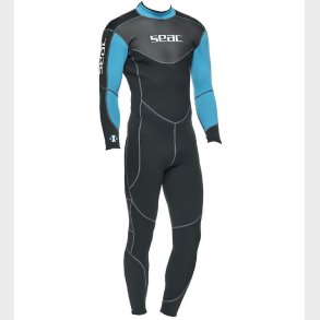 Seac V�ddragt - Snese Man 3 mm - Sort/Bl�