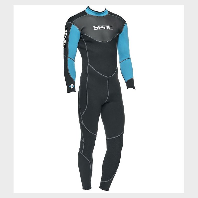 Seac V�ddragt - Snese Man 3 mm - Sort/Bl�
