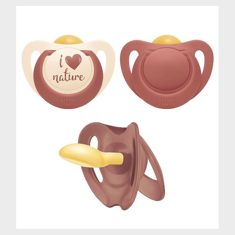 Nuk Sutter - NUK For Nature - 2-pak - R�d