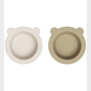 Liewood Skl m. Sugekop - 2-pak - Silikone - Peony - Sandy/Oat M