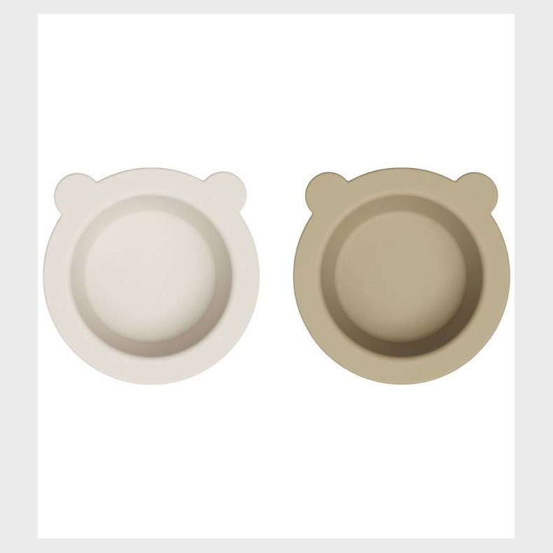 Liewood Skl m. Sugekop - 2-pak - Silikone - Peony - Sandy/Oat M