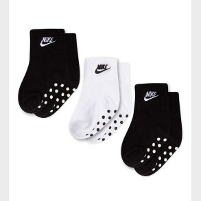 Nike Strmper - Core Futura Gripper - 3-Pak - Sort/Hvid