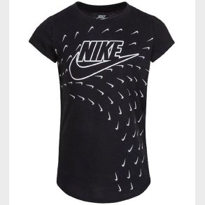 Nike T-shirt - Futura Swoosh Glide - Sort