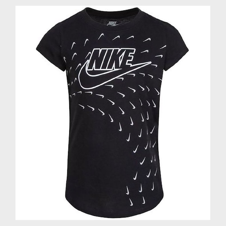Nike T-shirt - Futura Swoosh Glide - Sort