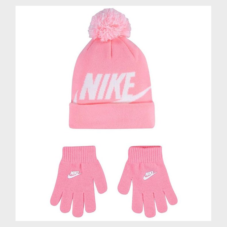 Nike Hue/Handsker - Strik - Swoosh - Pink