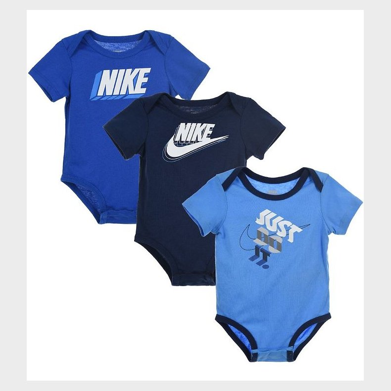 Nike Bodyer k/ - Block - 3-Pak - University Blue