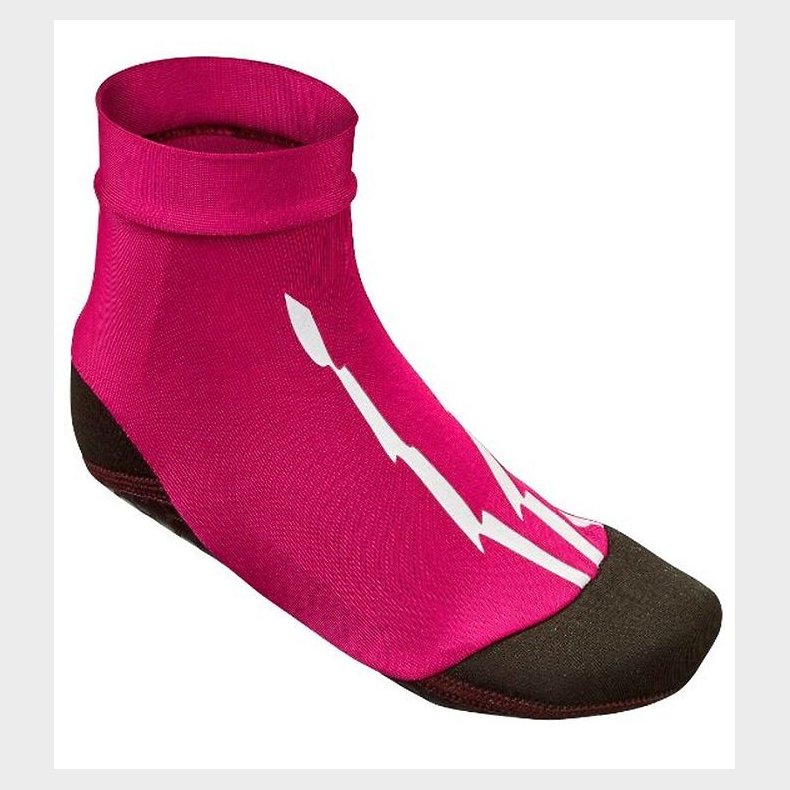 BECO Badesokker m. Skridsikker Bund - Pink