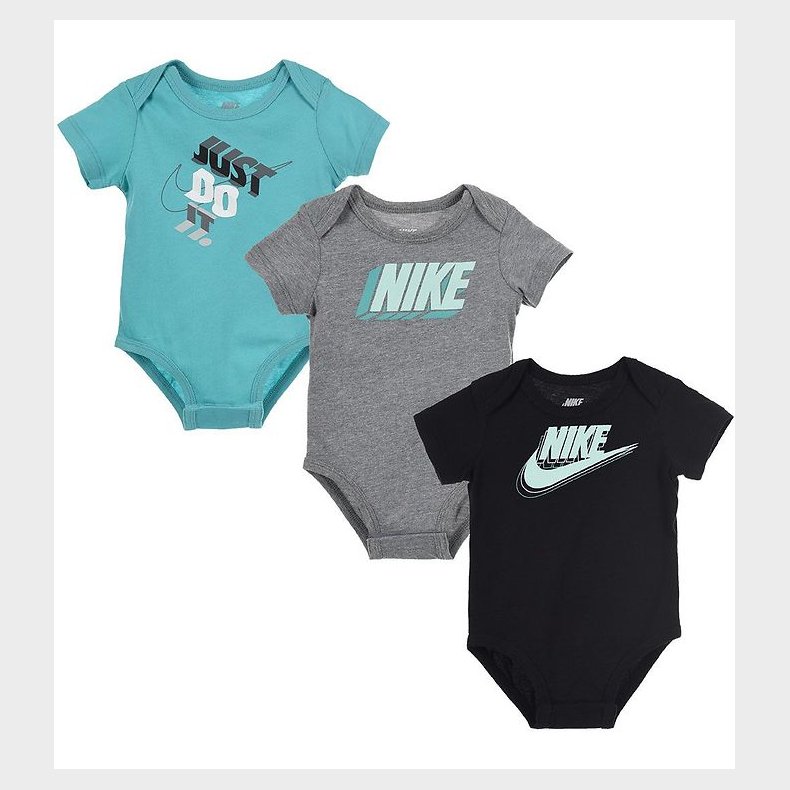 Nike Bodyer k/ - Block - 3-Pak - Washed Teal