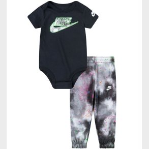 Nike Bukser/Body k/ - Tie Dye - Sort