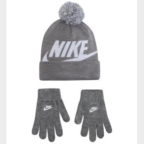 Nike Hue/Handsker - Strik - Swoosh - Grey Heather