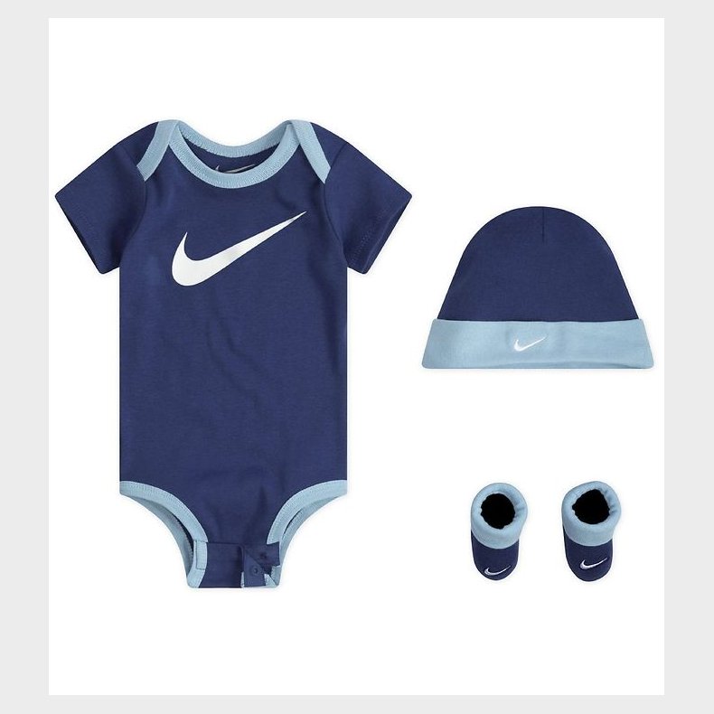 Nike Gaveske - Body k//Hue/Strmper - Swoosh - Blue Gaze