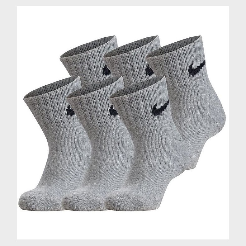 Nike Strmper - Performance Basic - 6-Pak - Dark Grey Heather