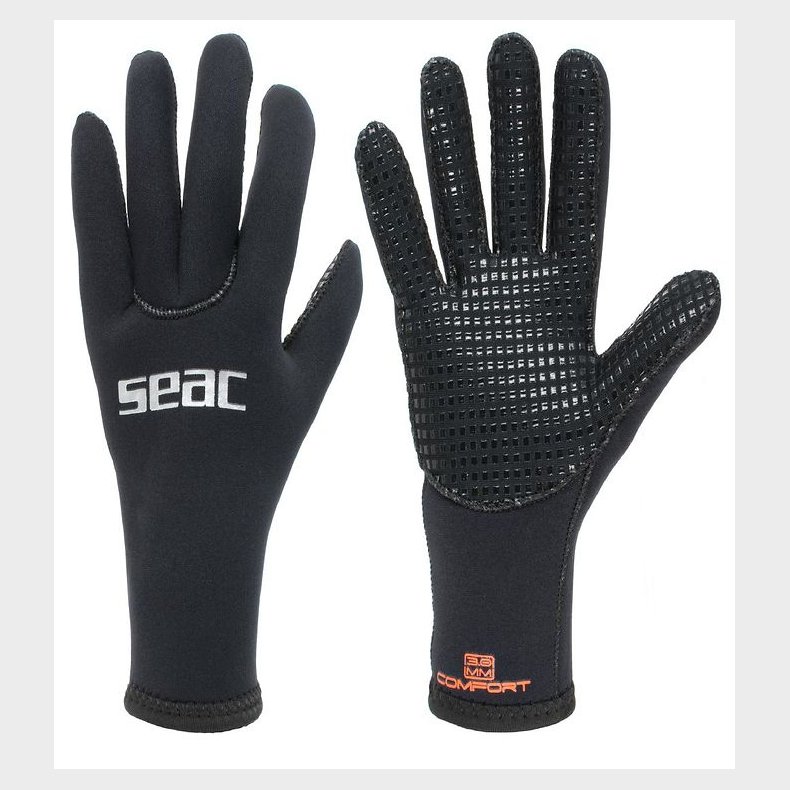 Seac Handsker - Comfort Gloves 3 mm - Sort