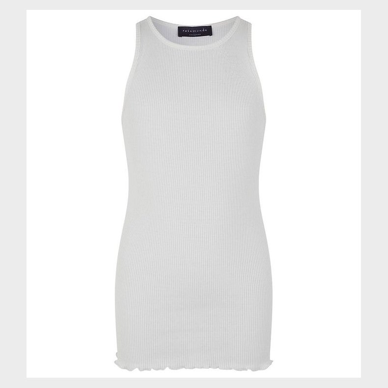 Rosemunde Top - Silke/Bomuld - New White