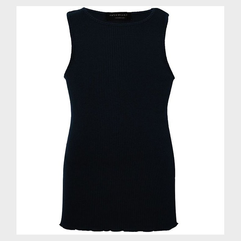 Rosemunde Top - Silke/Bomuld - Sort