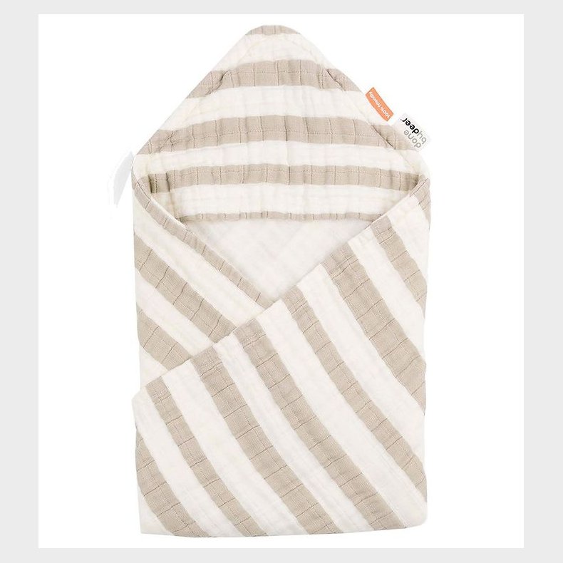 Done By Deer Babyhndklde - 70x70 cm - Stripes Sand