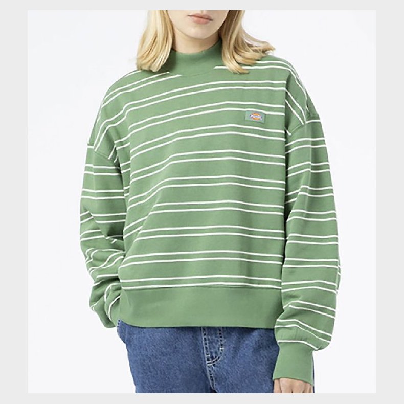 Dickies Sweatshirt - Westover - Dark Ivy m. Striber