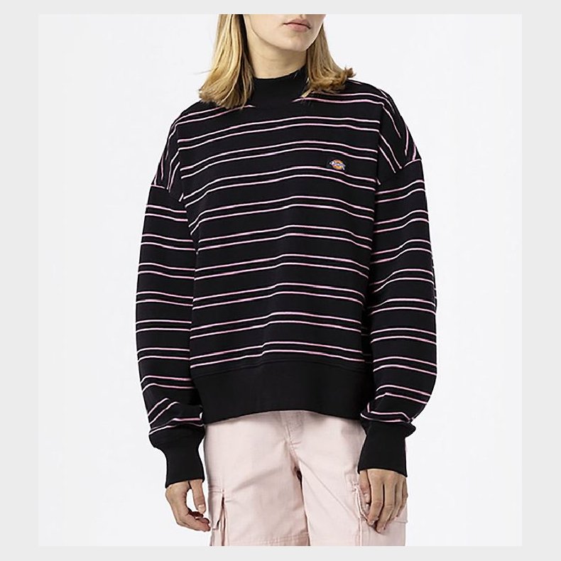 Dickies Sweatshirt - Westover - Sort/Rosastribet