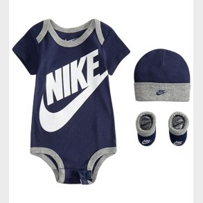 Nike Gaveske - Body k//Hue/Strmper - Navy/Grmeleret