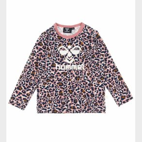 Hummel Bluse - hmlMarie - Pale Mauve m. Leopardprint/Logo
