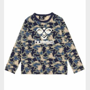 Hummel Bluse - hmlSteen - Vetiver Camouflage m. Logo