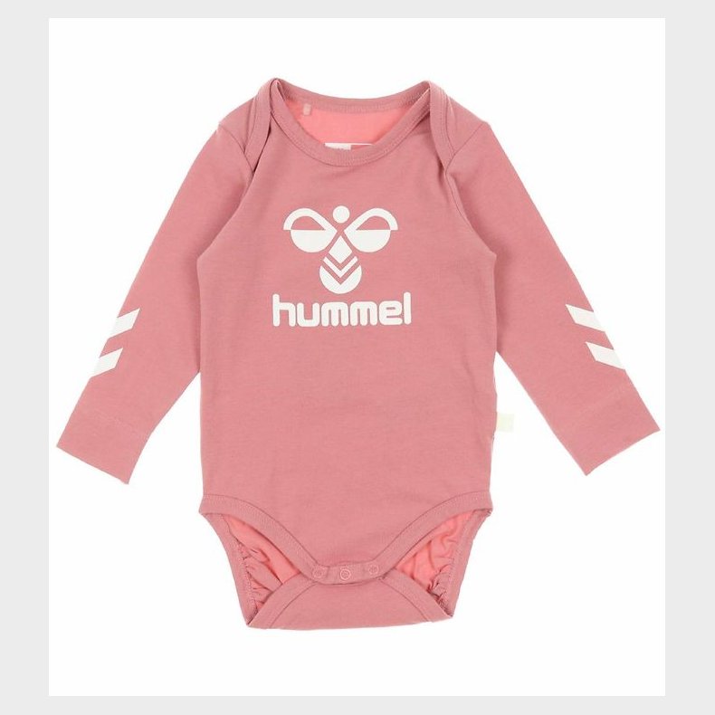 Hummel Body l/ - hmlMarie - Dusty Rose m. Logo