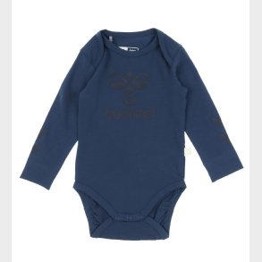 Hummel Body l/ - hmlSteen - Ensign Blue m. Logo