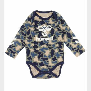 Hummel Body l/� - hmlSteen - Vetiver Camouflage m. Logo