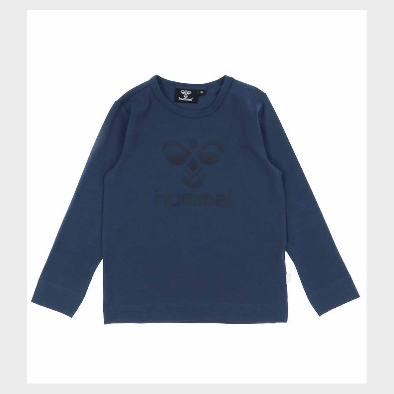 Hummel Bluse - hmlSteen - Ensign Blue m. Logo